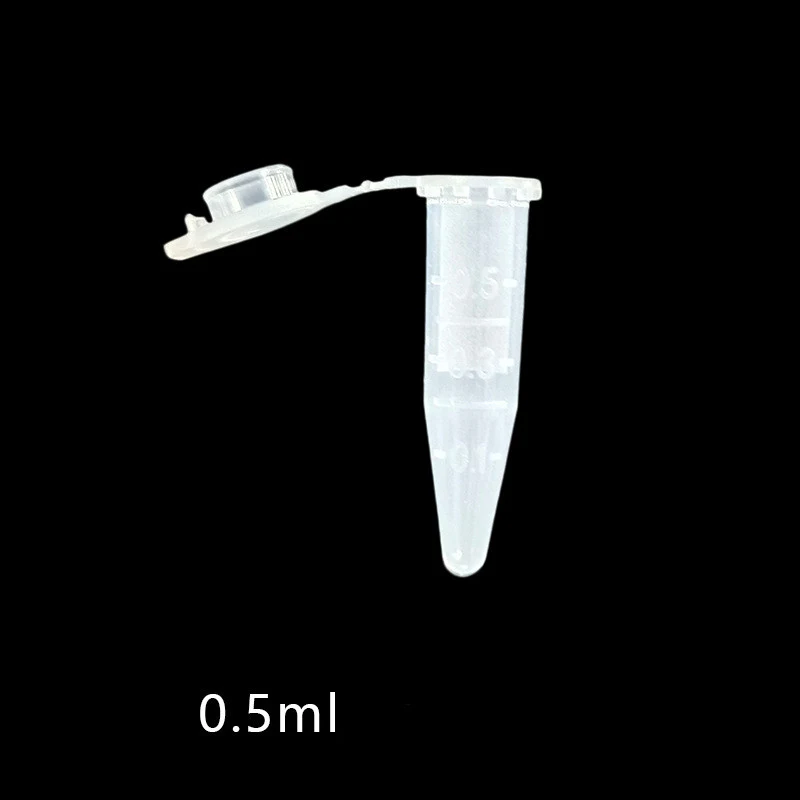 Disposable plastic tube feeder for live animal feeding, storage and straw, perfect for reptiles and small mammals.