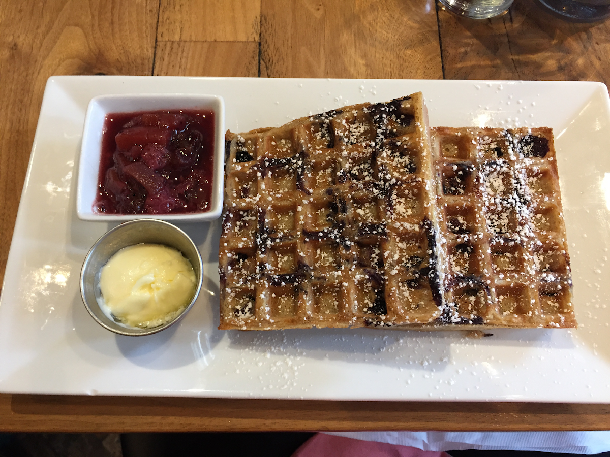 Gluten-Free Waffles at Wheat's End Cafe & Bakery