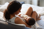 It's World Breastfeeding Week and dietitians are encouraging mothers, including those with Covid-19, to continue breastfeeding. Stock image.