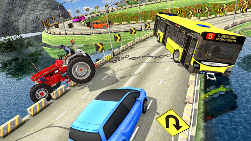 Offroad Towing Chained Tractor Bus 2019