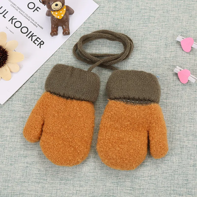 Guantes acolchados de forro polar de doble capa