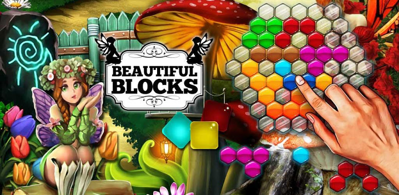 Beautiful Block Puzzle - Relaxing Fairy Tail Game