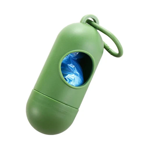 Clip for Walking Travel Cat Litter Bag Pet Waste Bag Holder Dog Poop Bags Dispenser Trash Sack Case Carrier Garbage Stor