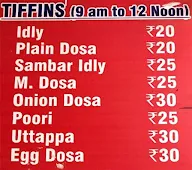 OM Sai Tiffins menu 4