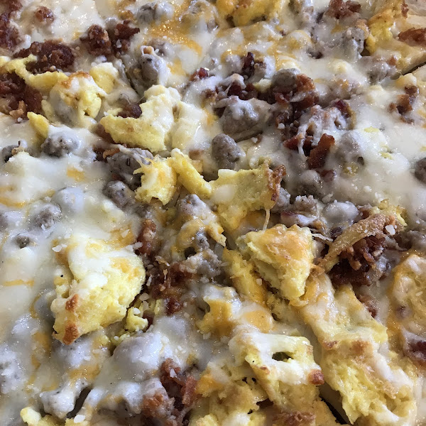 Gluten Free Breakfast Pizza