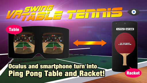 VR Swing Table Tennis Oculus