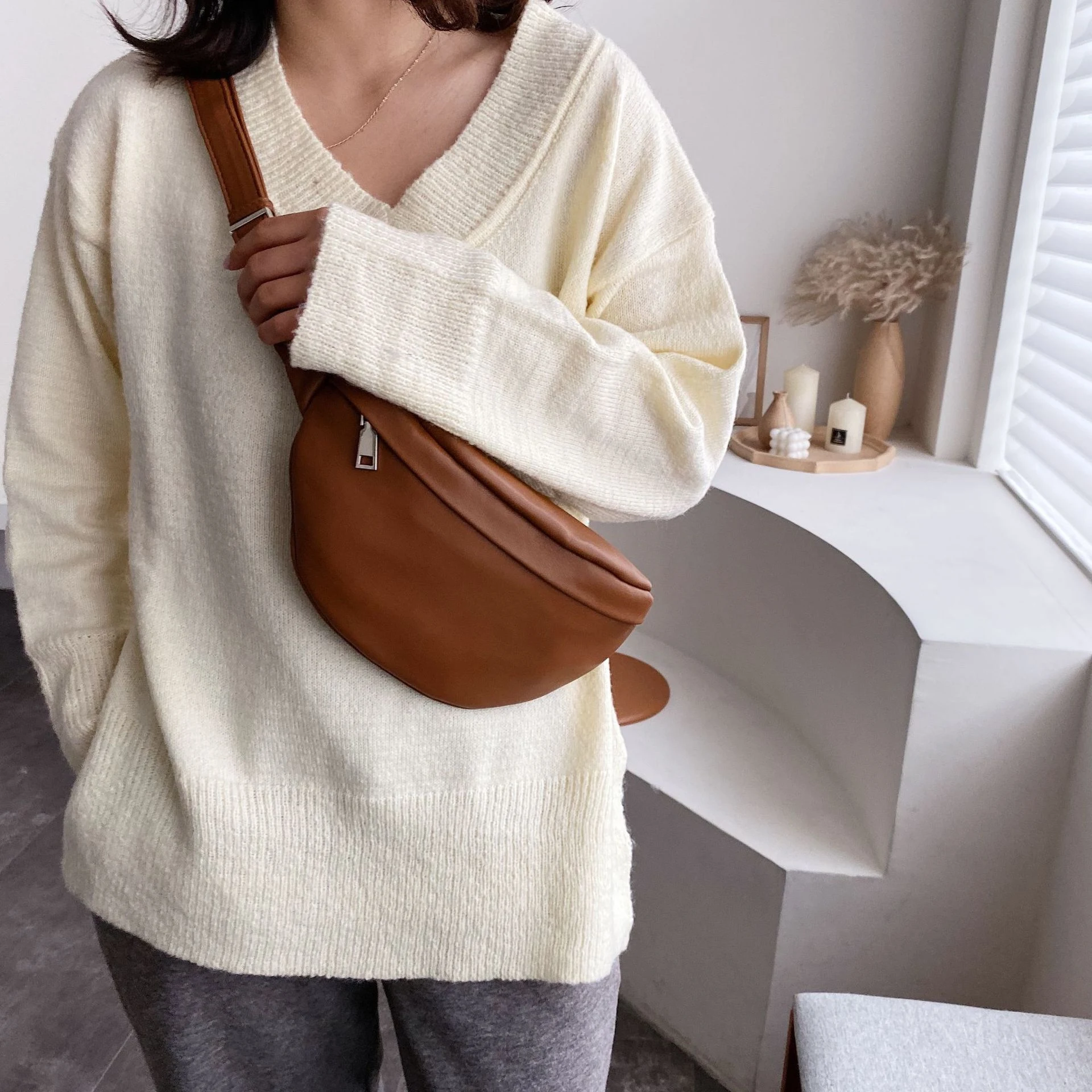 Title 5, Bolso bandolera unisex retro literario sencillo...