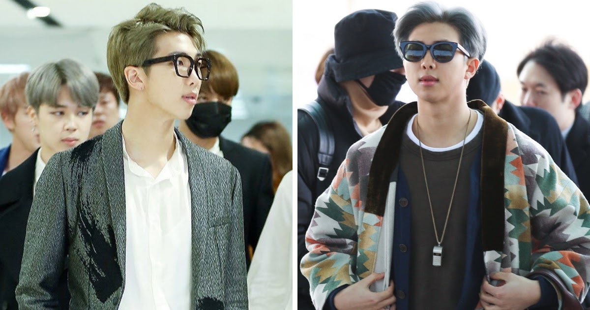 BTS RM's Recent Airport Outfit Is Casual Yet Fashionable