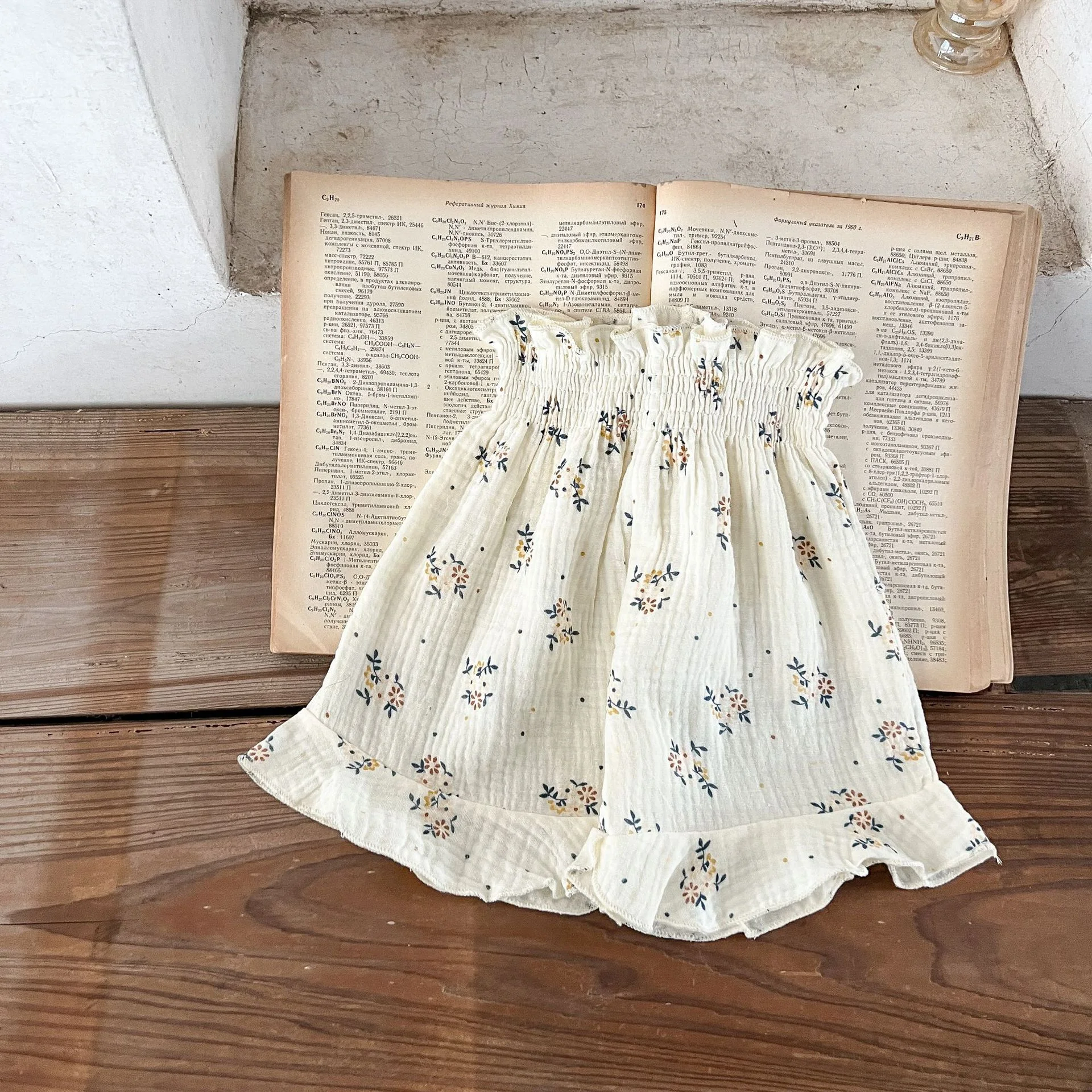 Title 29, Zomer romper voor meisjes van katoen met bloeme...