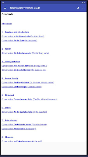 German Conversation Guide