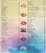 Sai Shubadha menu 2