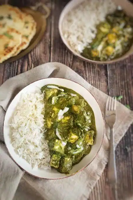 Palak Paneer Chawal Bowl