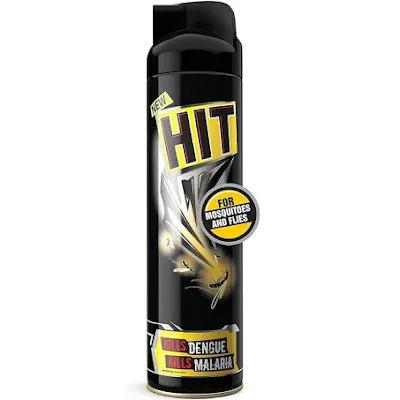 Black Hit Mosquito & Fly Killer Spray - 320 ml