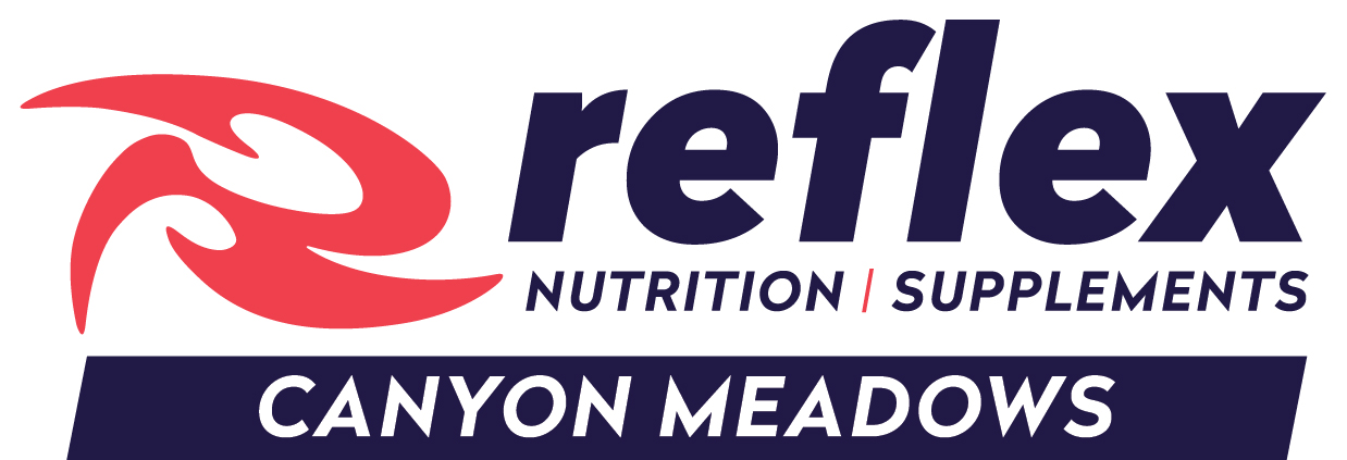 Reflex Supplements Canyon Meadows Logo