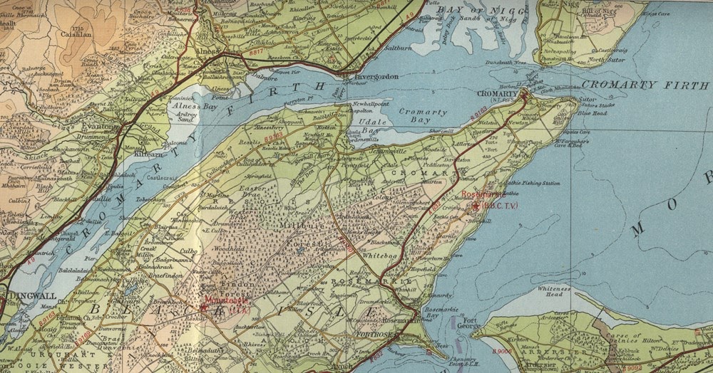 O cemitério de plataformas petrolíferas de Cromarty Firth