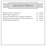 Shawarma On Wheels menu 1