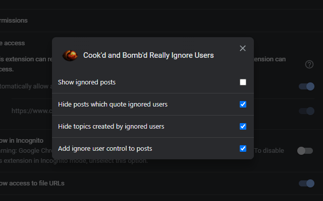 Cook'd and Bomb'd Really Ignore Users Preview image 3