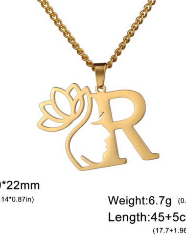 Letter Stainless Steel Fashion Casu - 2
