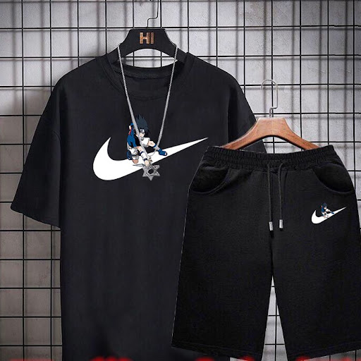 Title 5, Mens Korean Style Short-Sleeved T-shirt and Sh...