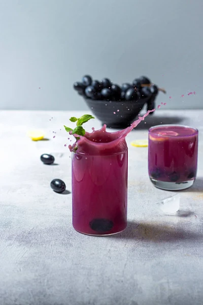 Fresh Black Grape Juice