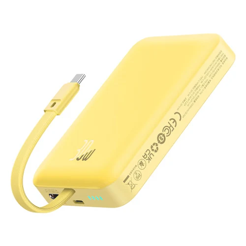 Pin sạc dự phòng không dây Baseus Magnetic Mini Fast Charge Type-C Edition 10000mAh 30W - Màu vàng