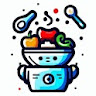 Recipe from ingredients AI icon