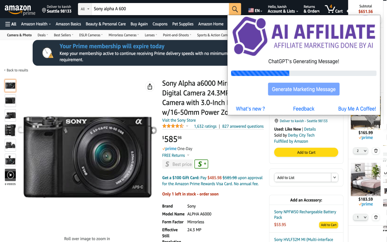 AI Amazon Affiliate Powered With Chat GPT Preview image 4