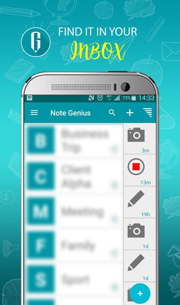 Note Genius : To Do &amp; Reminder Screen 3