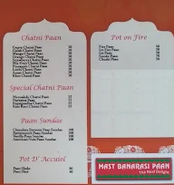 Mast  Banarasi  Paan menu 2