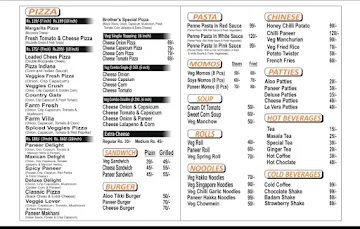 Le Vera Pizza menu 