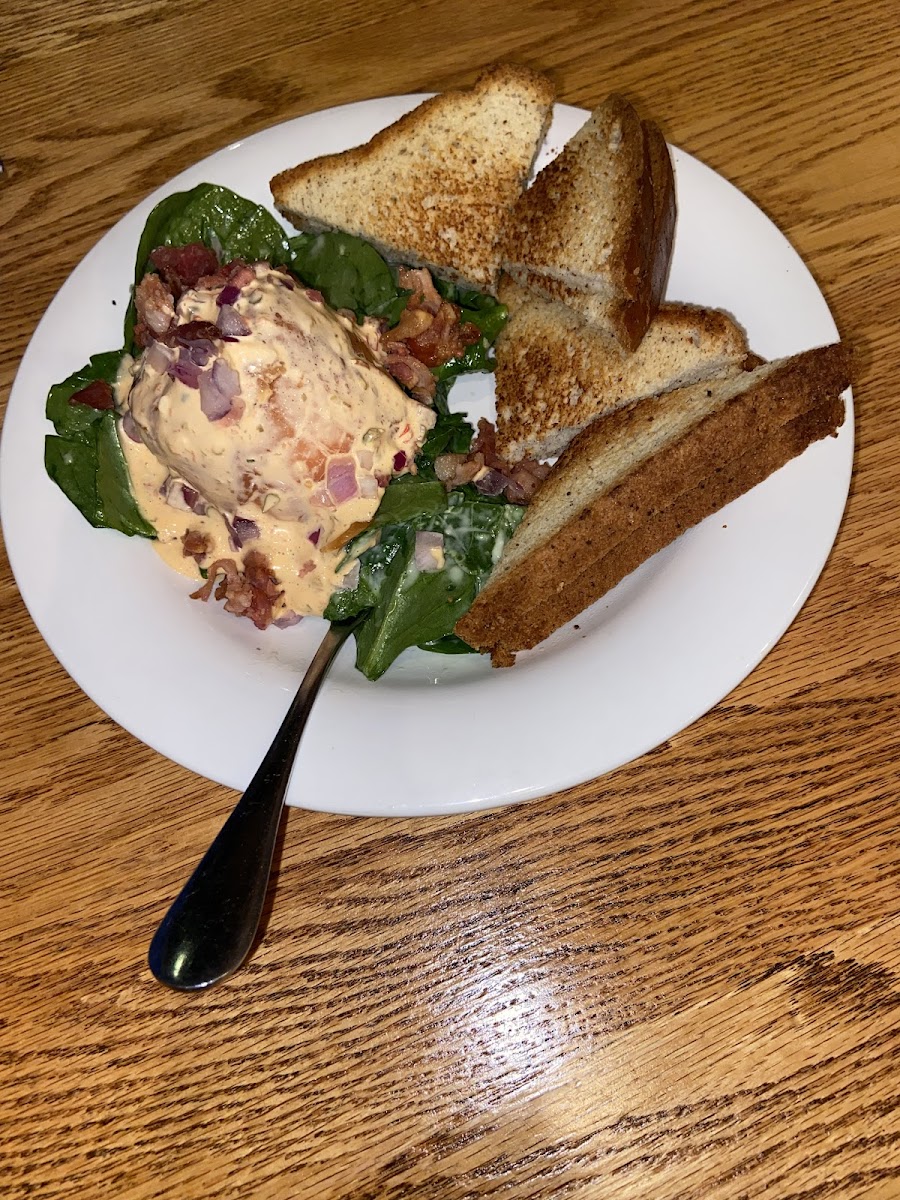 The smoked salmon and trout spread with Udi’s bread