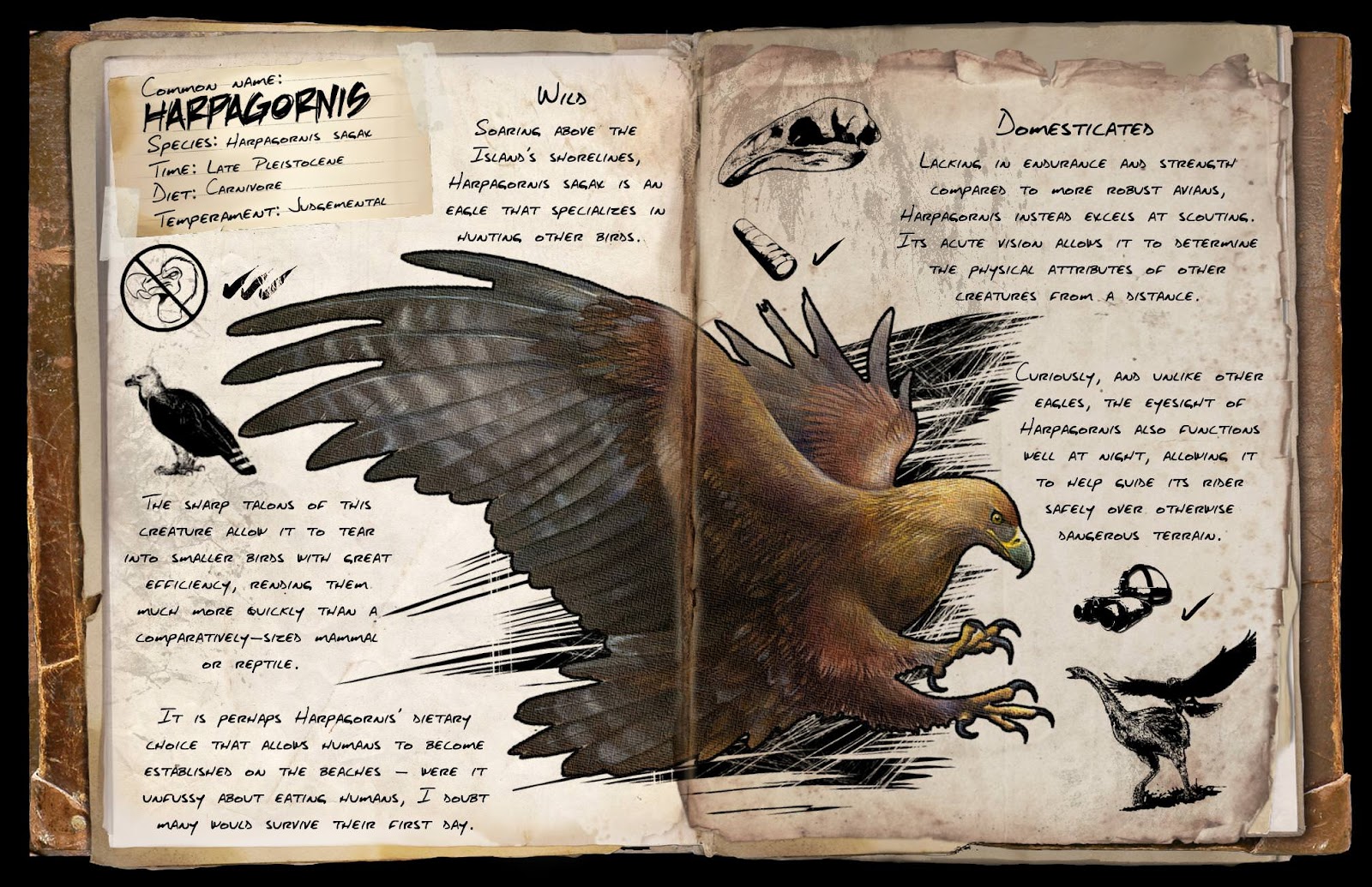 Fan-Made Dossier] Introducing the Harpagornis! : r/ARK