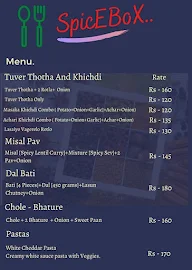 SpicEBoX menu 3