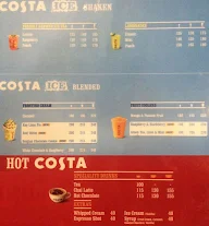 Costa Coffee menu 2