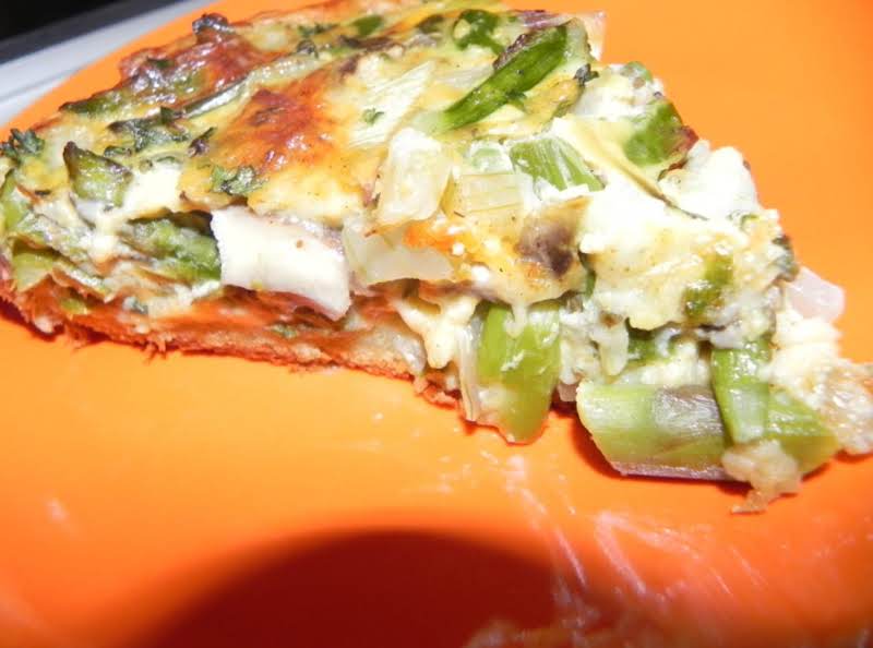 Asparagus And Mushroom Quiche  Ww Value:9 Pts