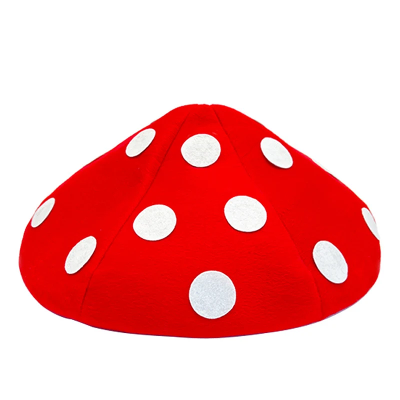 Gevlekte Mob Cap Cartoon Pluche Baret