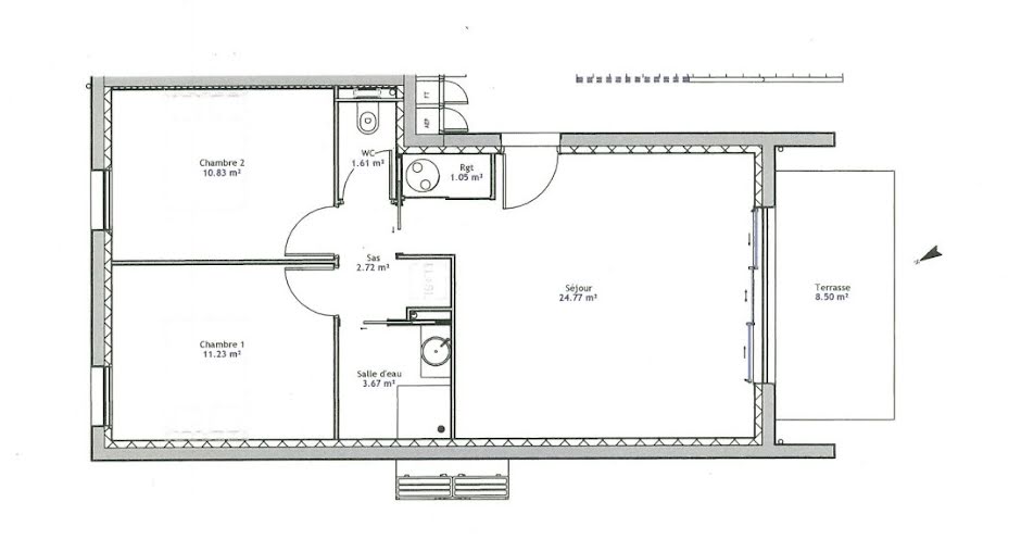 Vente appartement 3 pièces 55.87 m² à Pleuven (29170), 206 000 €