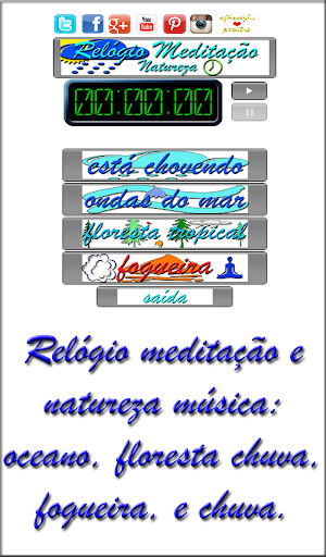 Relógio Meditação