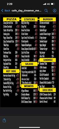 Cafe Daydreamer menu 2