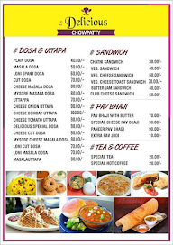 Chowpatty Delicious Sweet menu 3