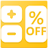 Discount & Sales Tax Calculator App2.13.1 (Ad-Free)