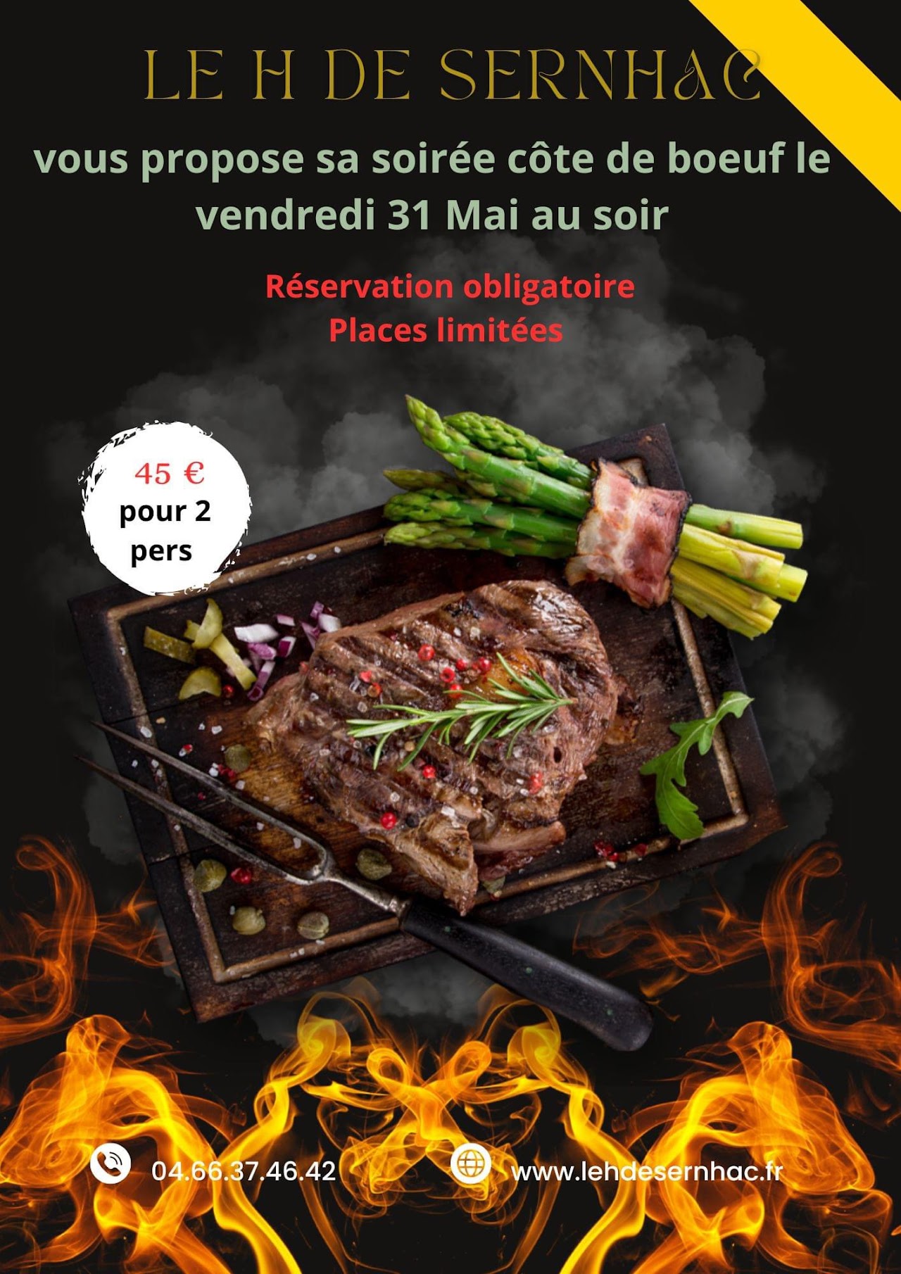 Soirée côte de bœuf