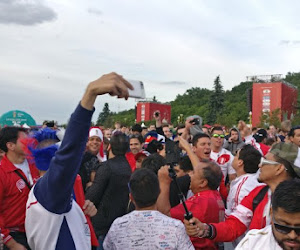 La belle ambiance dans la Fanfest après la victoire de la Russie dans le match d'ouverture (photos + vidéos)