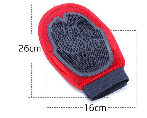 Title 1, Dog Fur Grooming Massage Brush Removes loose ha...