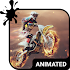 Motocross Animated Keyboard + Live Wallpaper3.33