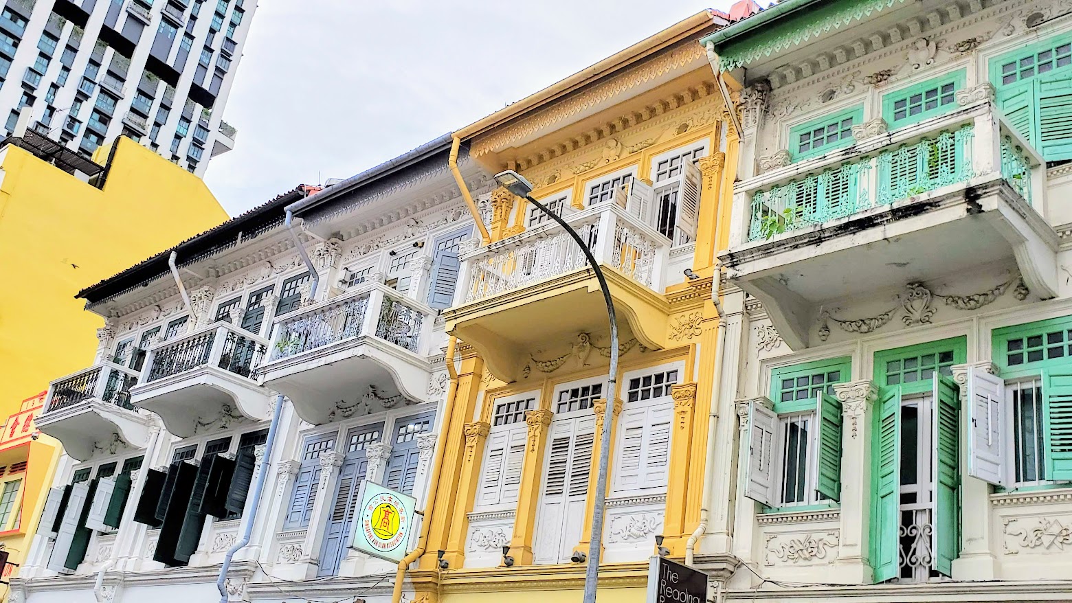 Peranakan Style Buildings in Singapore