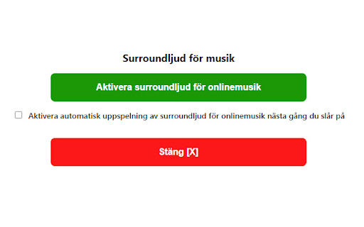 Surroundljud för musik