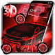 Download 3D Red Glow Neon Car Theme