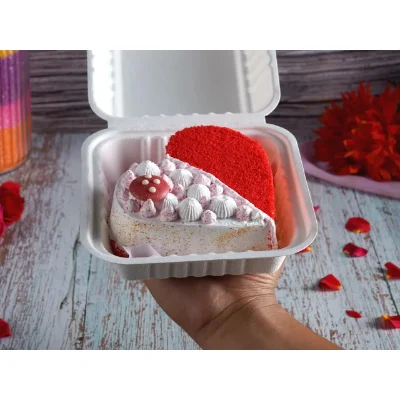 Red Velvet Heart Cake Bento