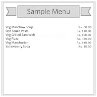 Shankar N Modi Bakers Zone menu 1